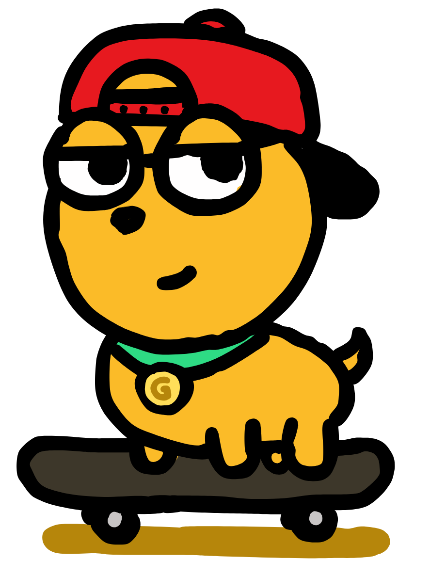 Skating God Dog